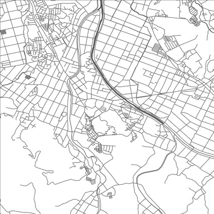 ROAD MAP OF KAMATA, JAPAN BY MAPBAKES