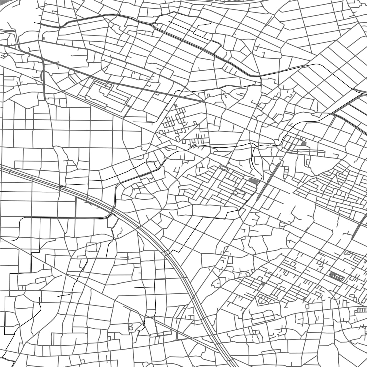 ROAD MAP OF KAMISATO, JAPAN BY MAPBAKES