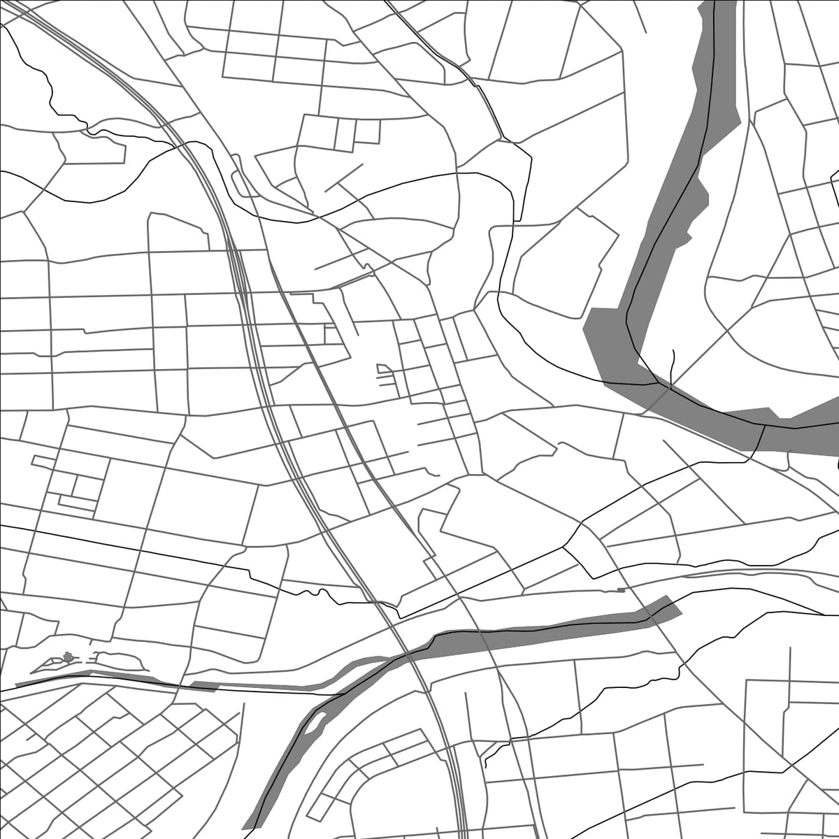 ROAD MAP OF KANEGASAKI, JAPAN BY MAPBAKES