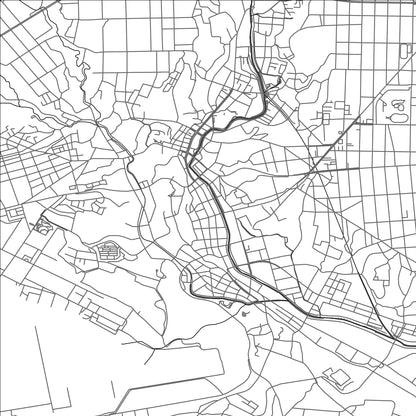 ROAD MAP OF KANOYA, JAPAN BY MAPBAKES