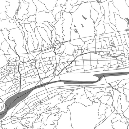 ROAD MAP OF KASAGI, JAPAN BY MAPBAKES