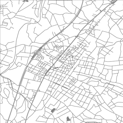 ROAD MAP OF KASAISHI, JAPAN BY MAPBAKES