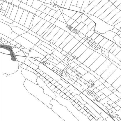 ROAD MAP OF KATAGAMI, JAPAN BY MAPBAKES