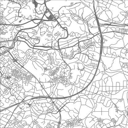 ROAD MAP OF KATSUREN HAEBARU, JAPAN BY MAPBAKES