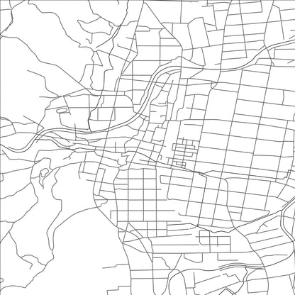 ROAD MAP OF KAWAII, JAPAN BY MAPBAKES