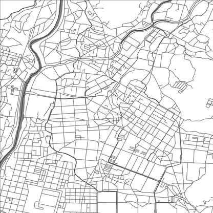 ROAD MAP OF KIRISHIMA, JAPAN BY MAPBAKES