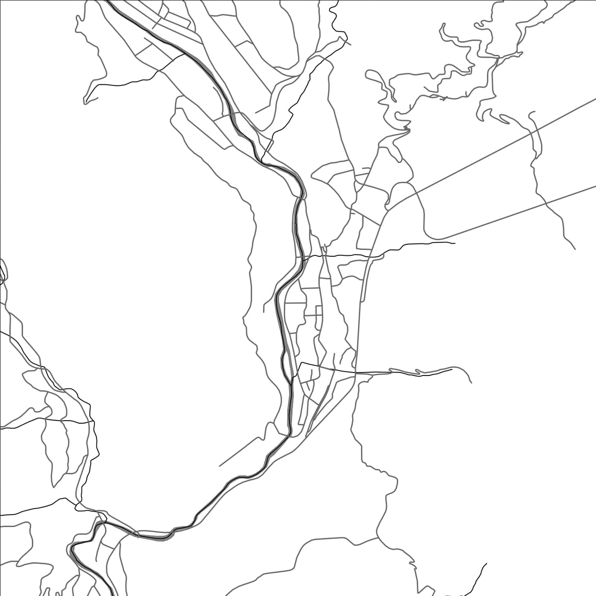 ROAD MAP OF KISO, JAPAN BY MAPBAKES