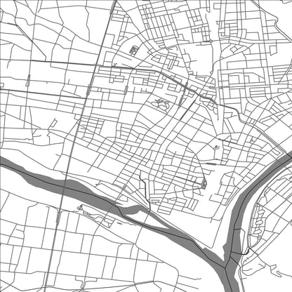 ROAD MAP OF KITAKAMI, JAPAN BY MAPBAKES