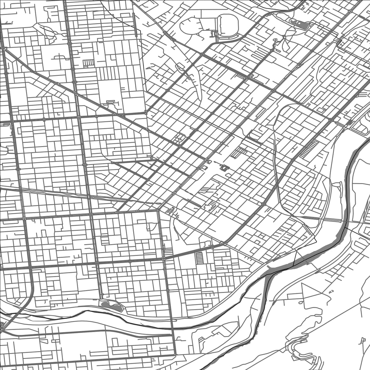 ROAD MAP OF KITAMI, JAPAN BY MAPBAKES