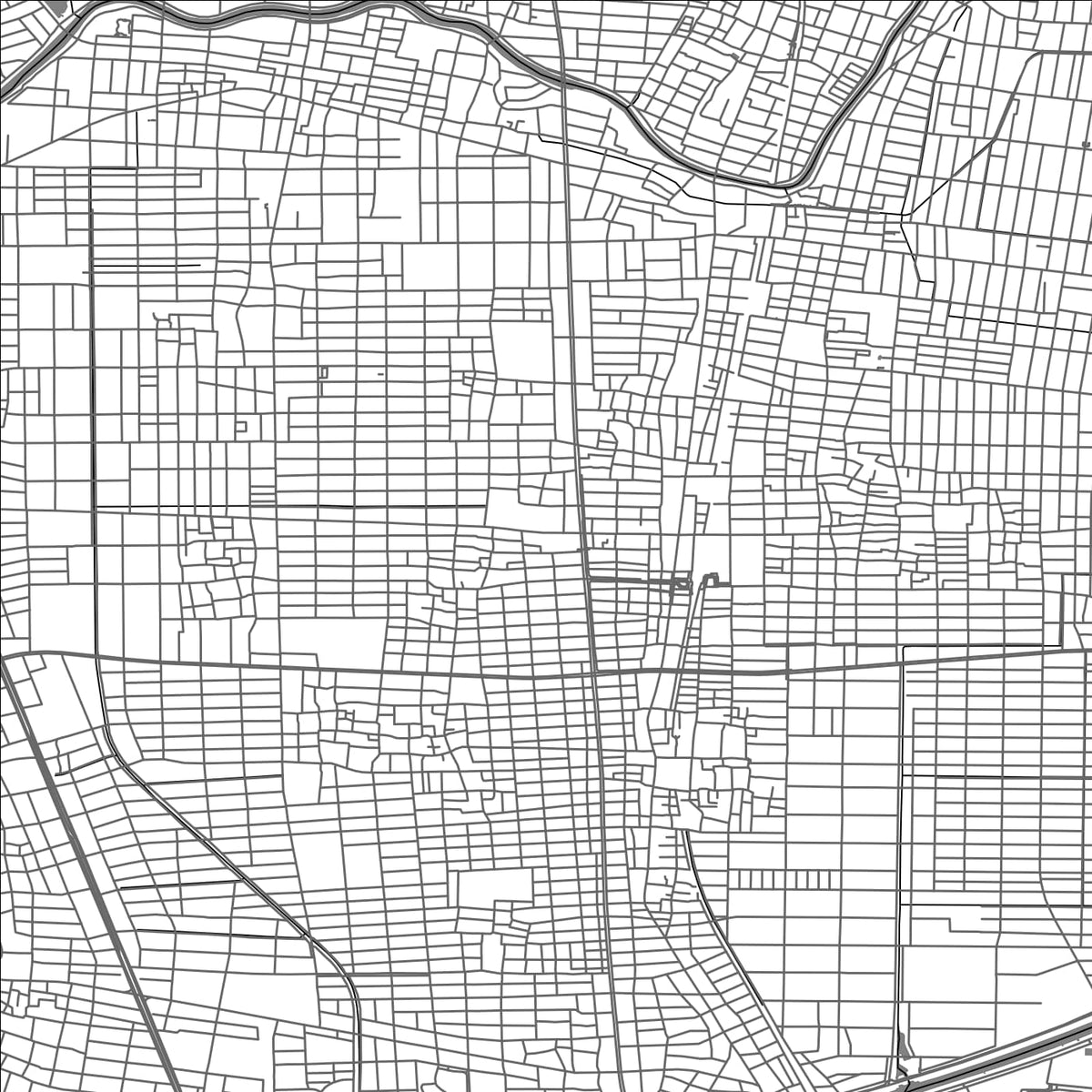 ROAD MAP OF KITANAGOYA, JAPAN BY MAPBAKES