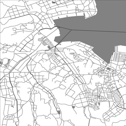 ROAD MAP OF KOSAI, JAPAN BY MAPBAKES