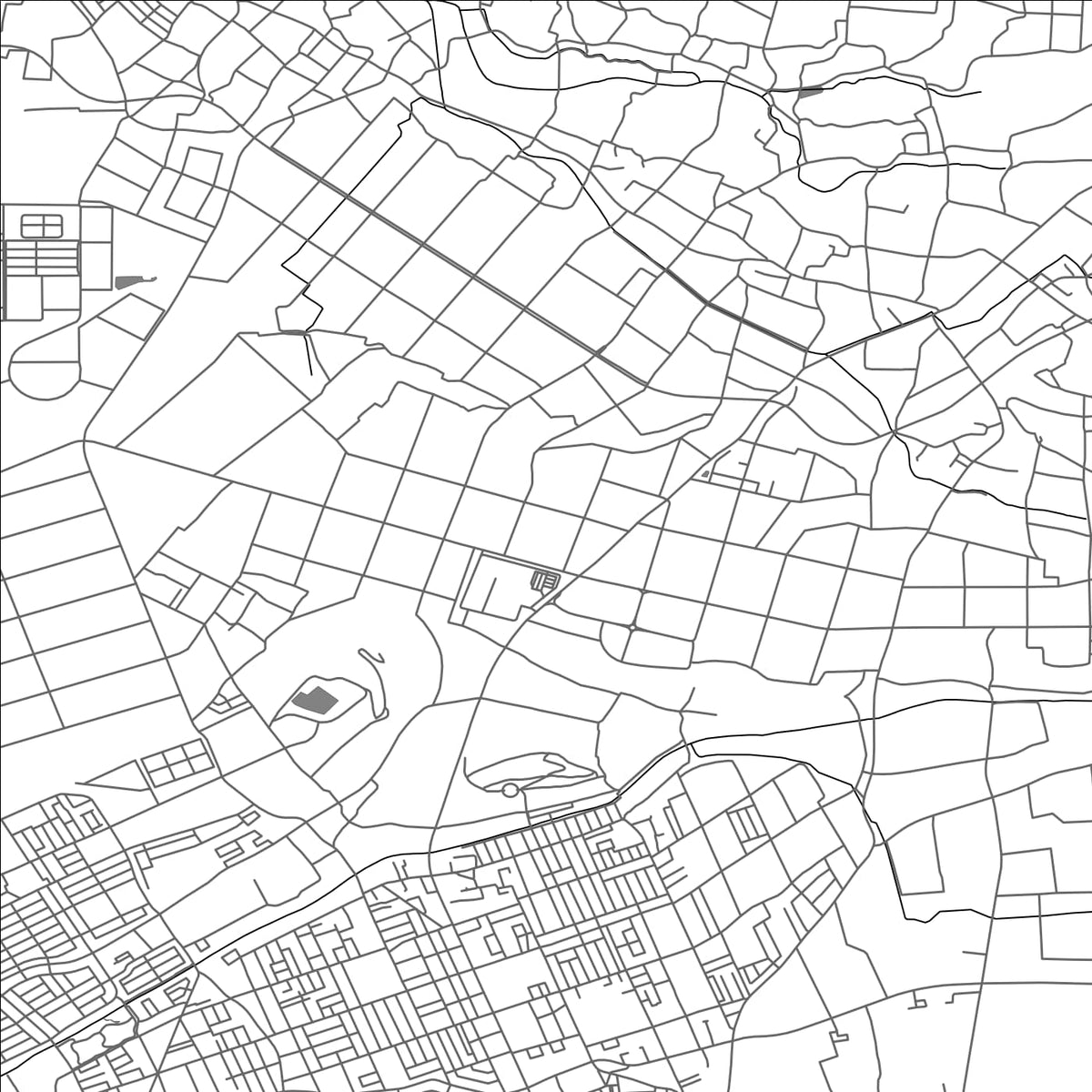 ROAD MAP OF KOSHI, JAPAN BY MAPBAKES
