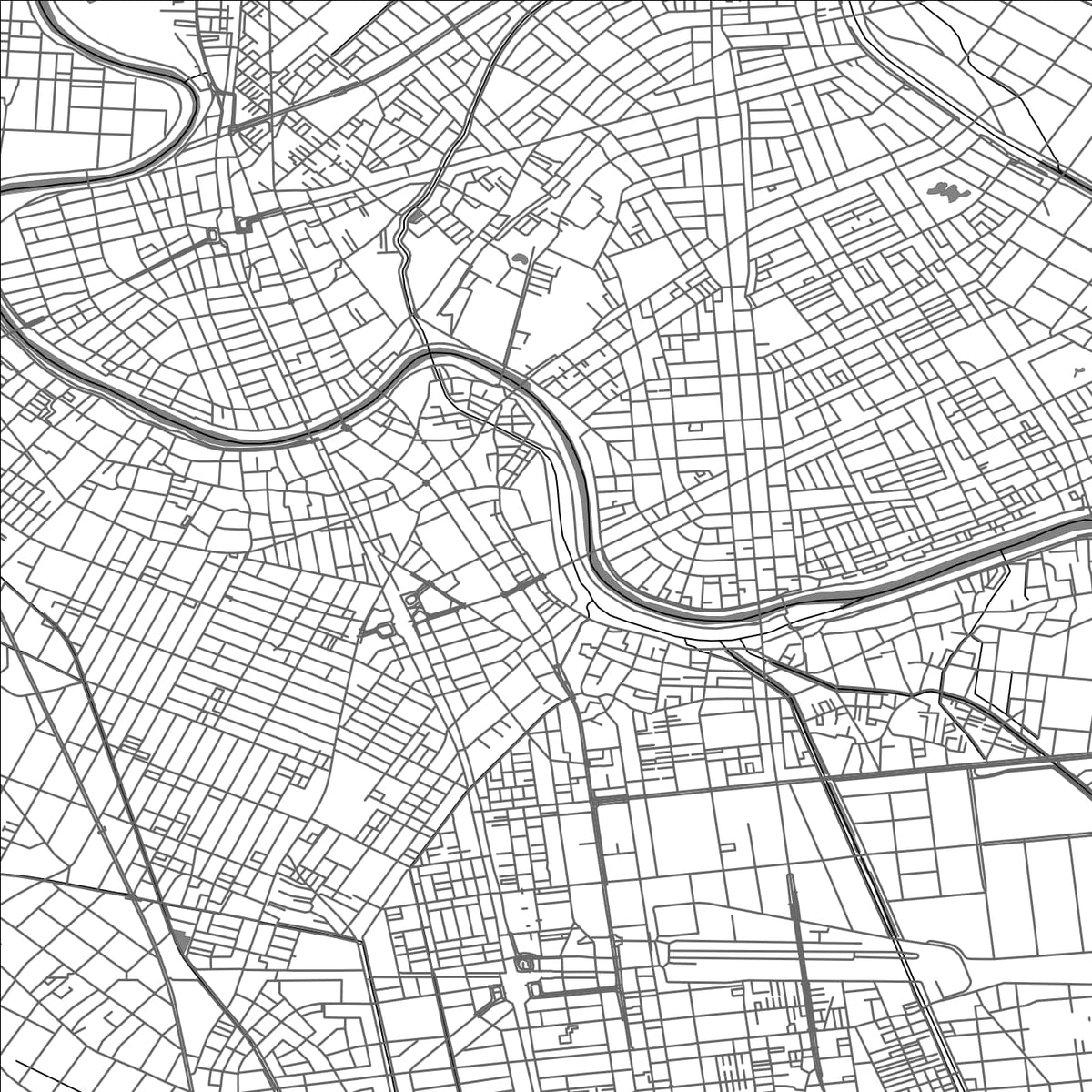 ROAD MAP OF KOSHIGAYA, JAPAN BY MAPBAKES