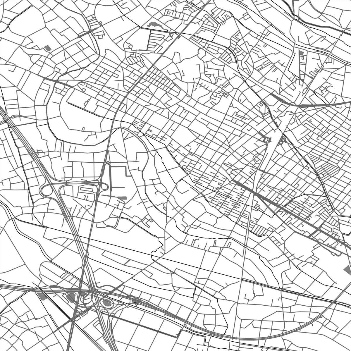 ROAD MAP OF KUKI, JAPAN BY MAPBAKES