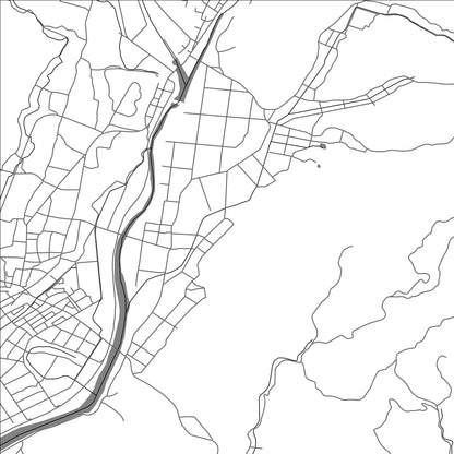 ROAD MAP OF KUSHIMA, JAPAN BY MAPBAKES