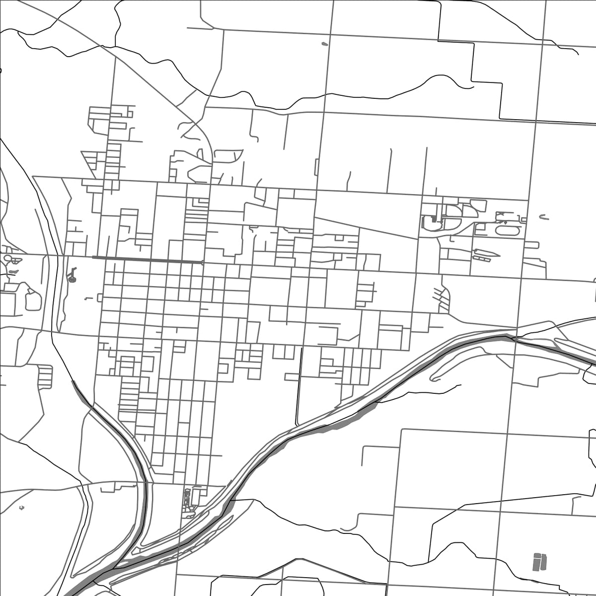 ROAD MAP OF KUTCHAN, JAPAN BY MAPBAKES