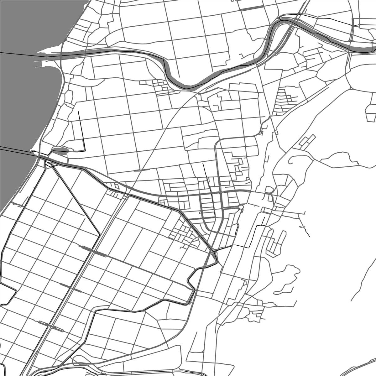 ROAD MAP OF MAIBARA, JAPAN BY MAPBAKES