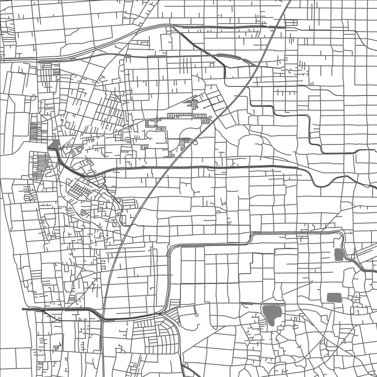 ROAD MAP OF MASAKI, JAPAN BY MAPBAKES