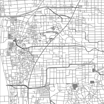 ROAD MAP OF MASAKI, JAPAN BY MAPBAKES