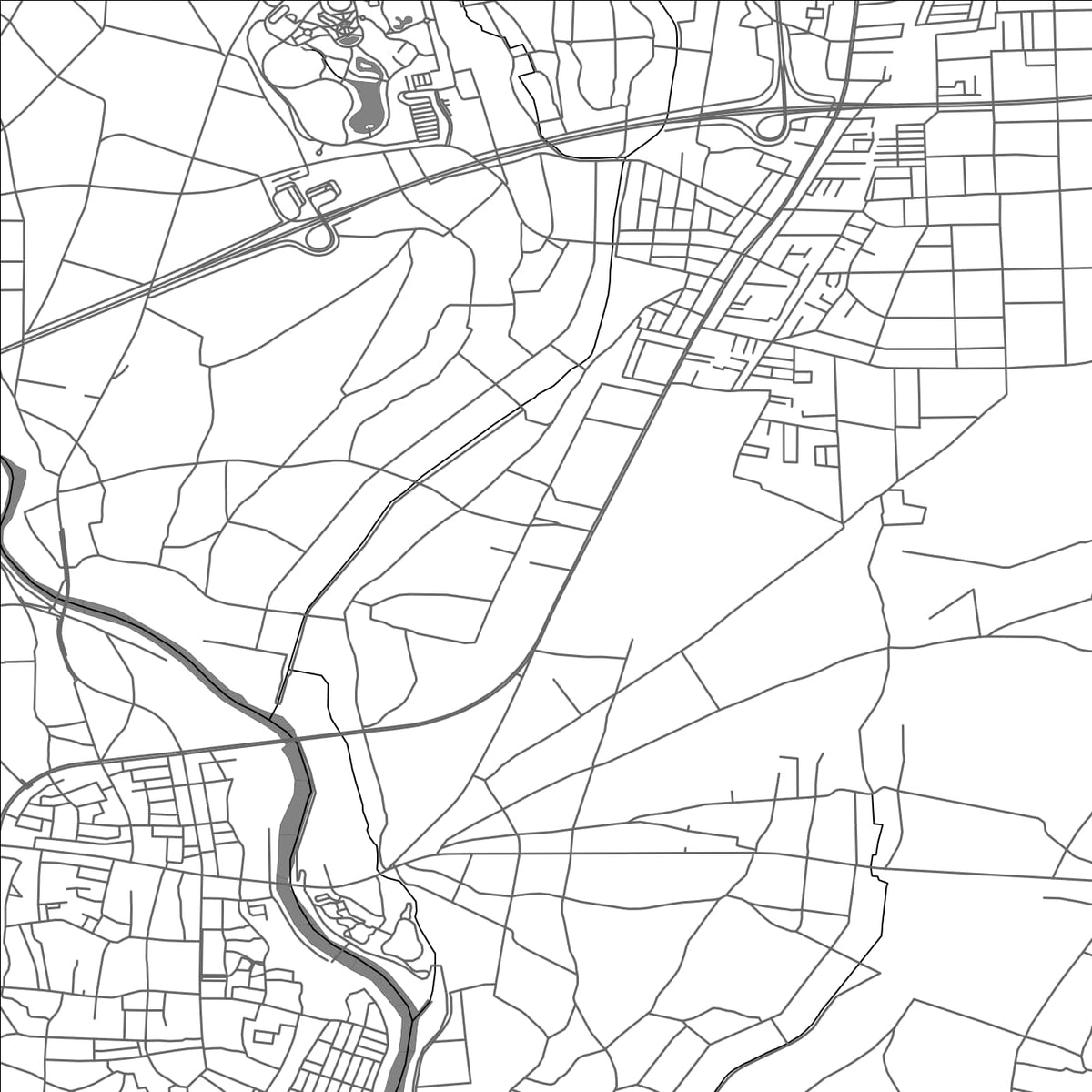 ROAD MAP OF MIBU, JAPAN BY MAPBAKES