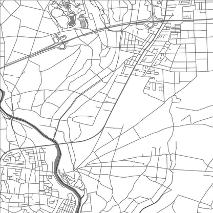 ROAD MAP OF MIBU, JAPAN BY MAPBAKES