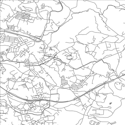 ROAD MAP OF MIHARU, JAPAN BY MAPBAKES