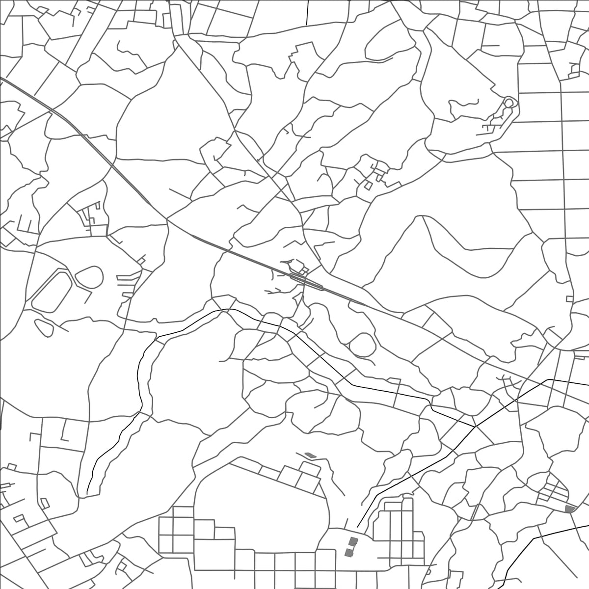 ROAD MAP OF MIHO, JAPAN BY MAPBAKES