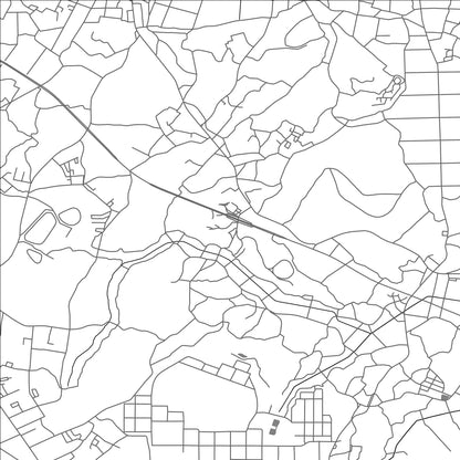 ROAD MAP OF MIHO, JAPAN BY MAPBAKES