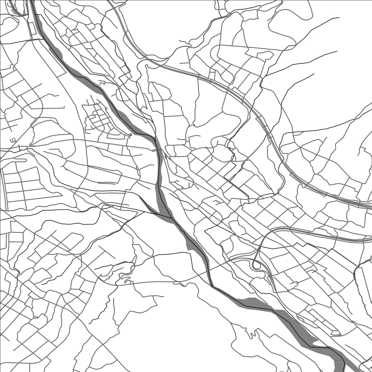 ROAD MAP OF MINAKAMI, JAPAN BY MAPBAKES