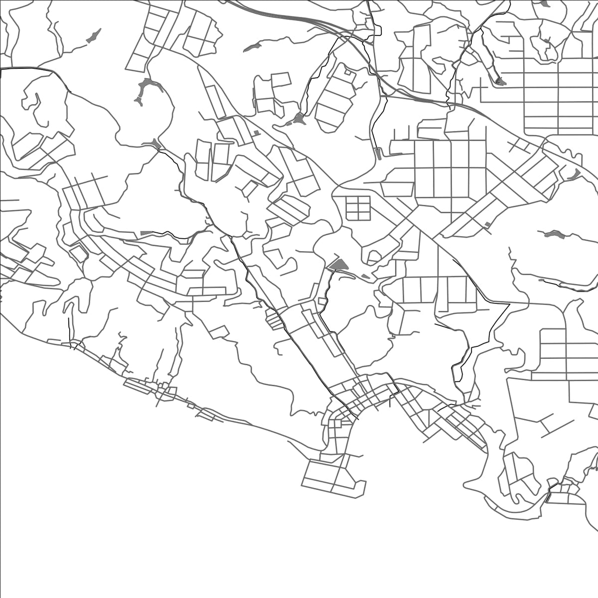 ROAD MAP OF MINAMICHITA, JAPAN BY MAPBAKES