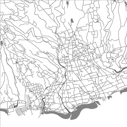 ROAD MAP OF MINAMISHIMABARA, JAPAN BY MAPBAKES