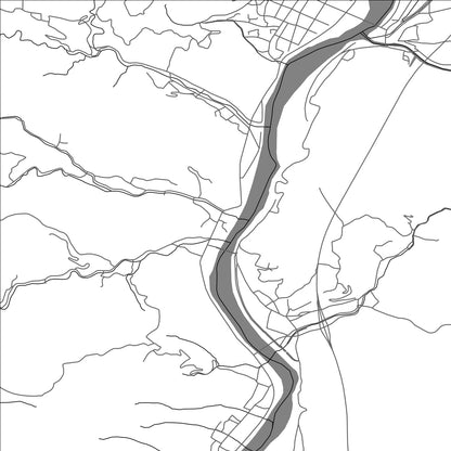 ROAD MAP OF MINOBU, JAPAN BY MAPBAKES