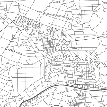 ROAD MAP OF MITSUKE, JAPAN BY MAPBAKES