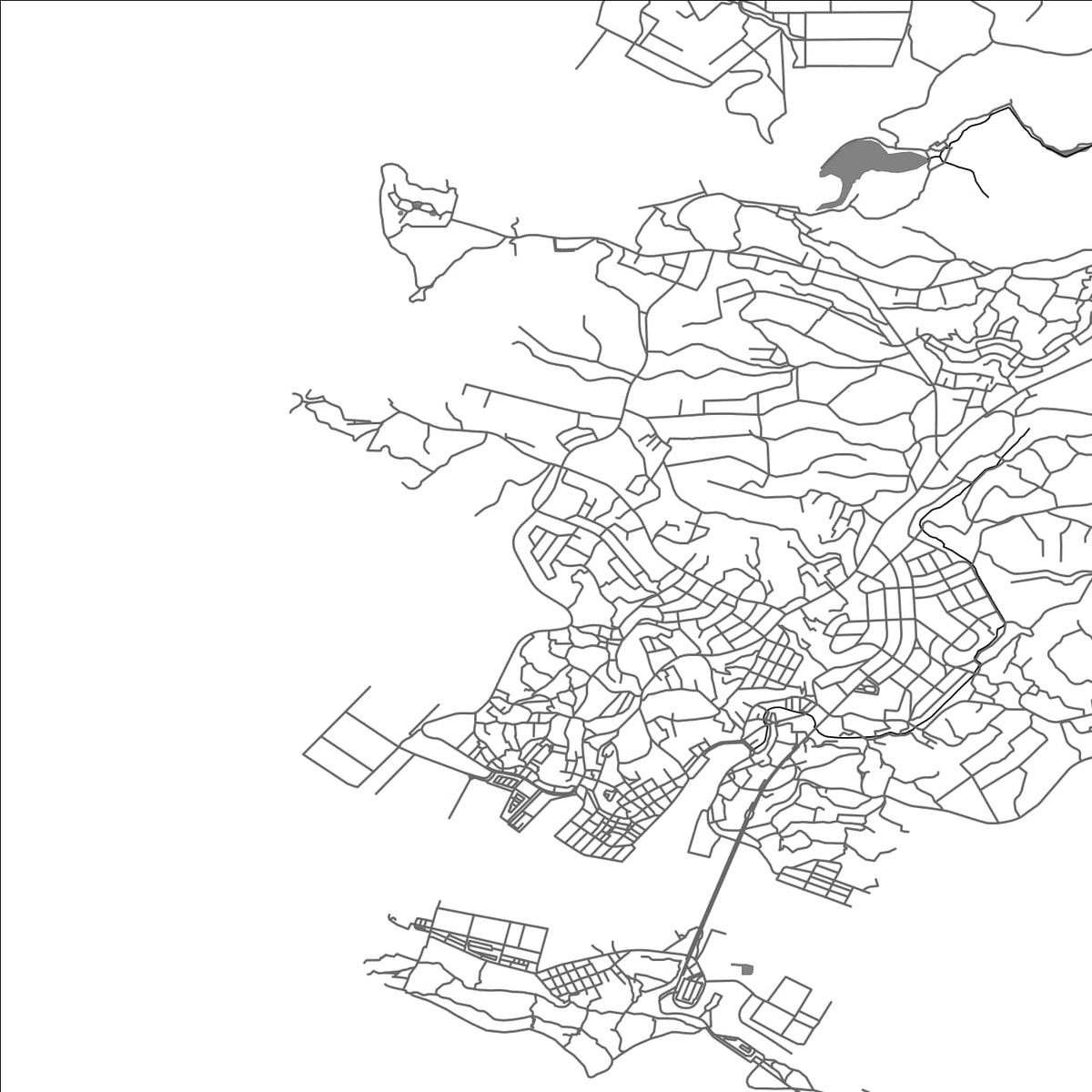 ROAD MAP OF MIURA, JAPAN BY MAPBAKES