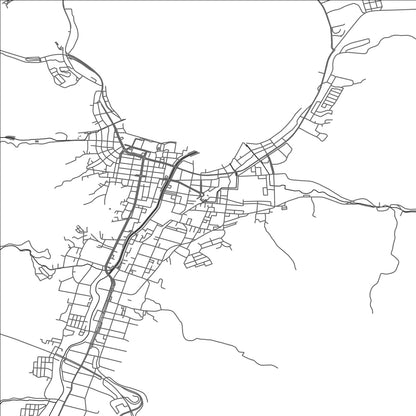 ROAD MAP OF MIYAZU, JAPAN BY MAPBAKES