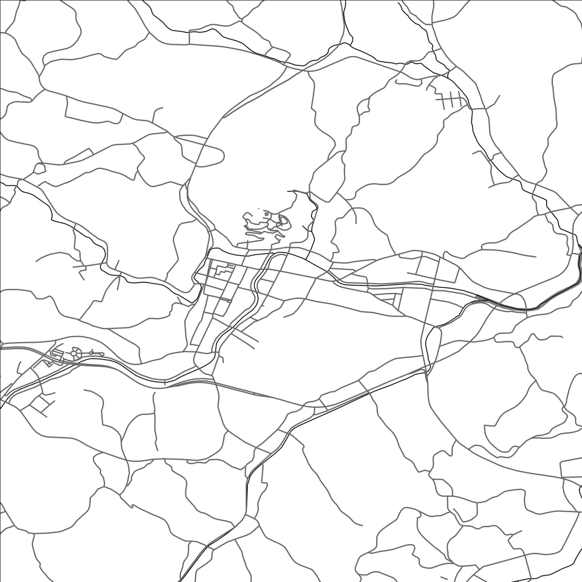 ROAD MAP OF MOTEGI, JAPAN BY MAPBAKES