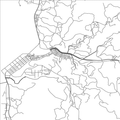 ROAD MAP OF MOTOBU, JAPAN BY MAPBAKES