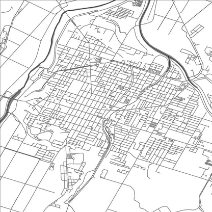 ROAD MAP OF MOTOMACHI, JAPAN BY MAPBAKES