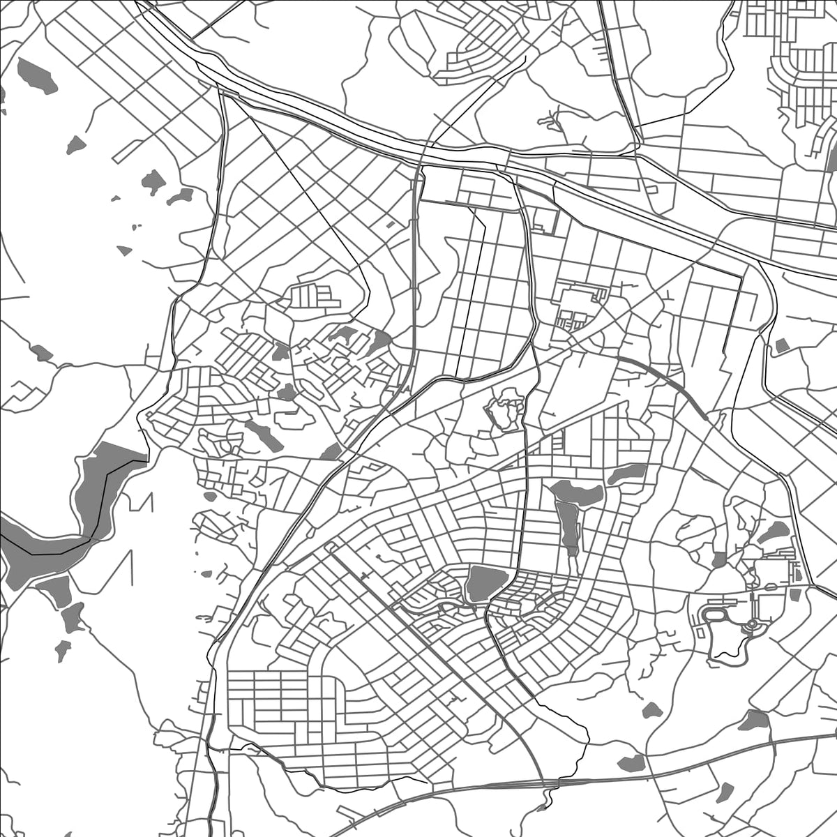 ROAD MAP OF MUNAKATA, JAPAN BY MAPBAKES