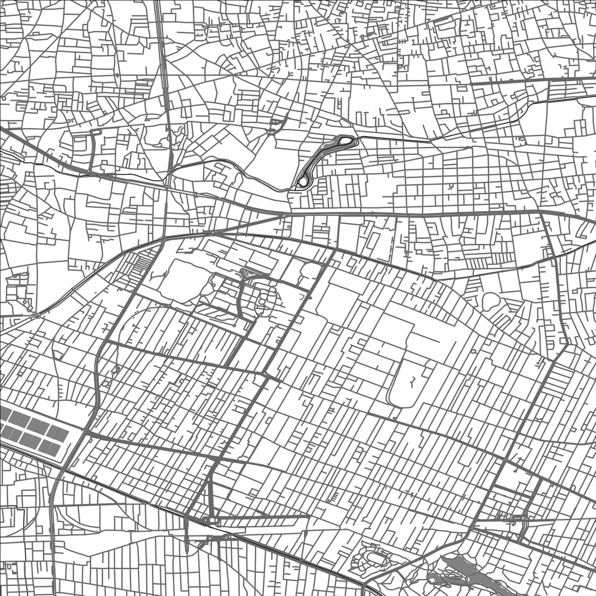 ROAD MAP OF MUSASHINO, JAPAN BY MAPBAKES