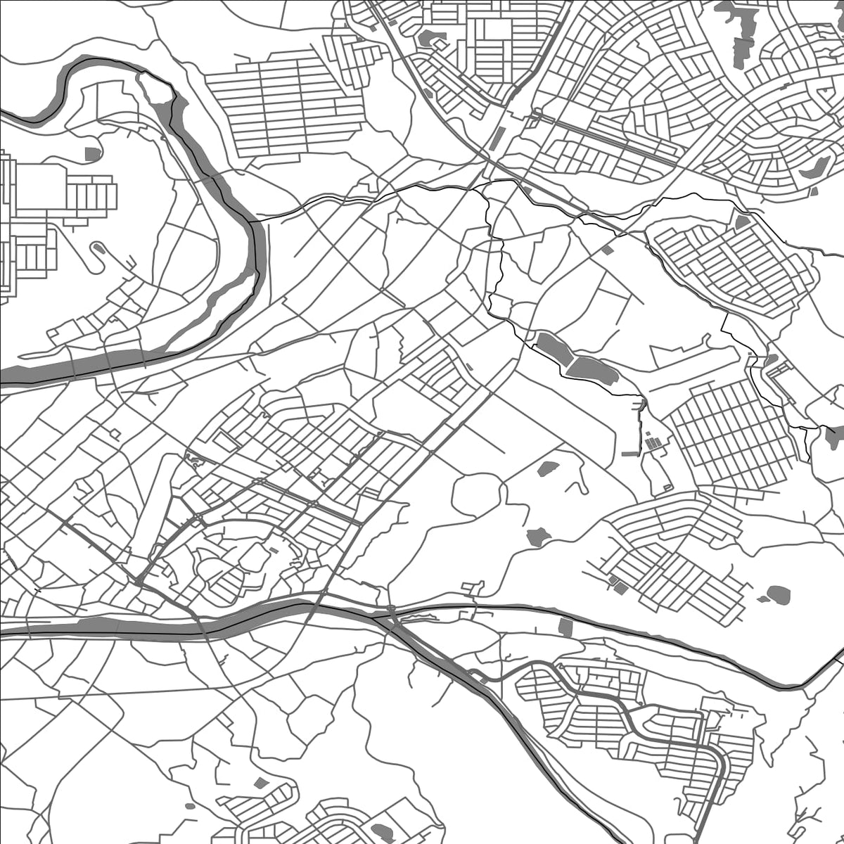 ROAD MAP OF NABARI, JAPAN BY MAPBAKES