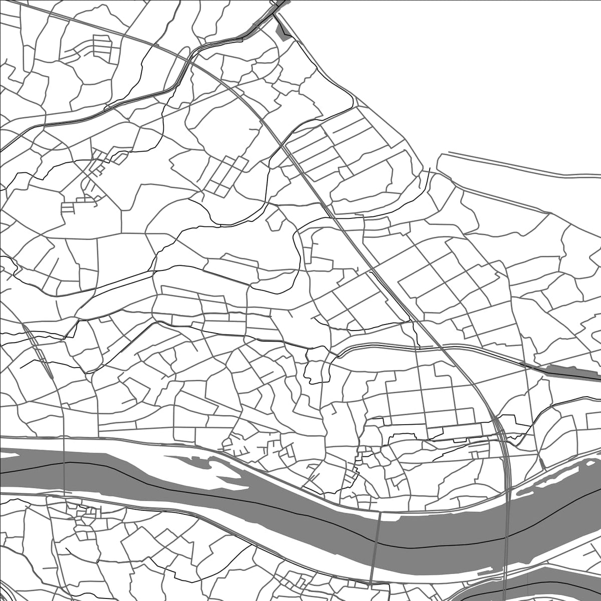 ROAD MAP OF NAKAGAWA, JAPAN BY MAPBAKES