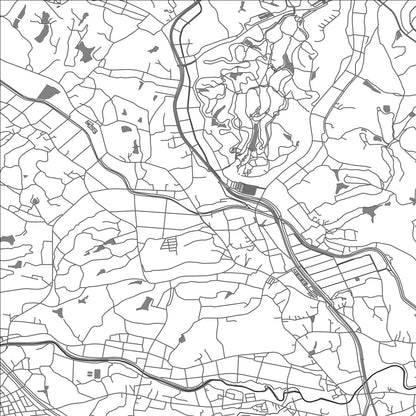 ROAD MAP OF NAMEGAWA, JAPAN BY MAPBAKES