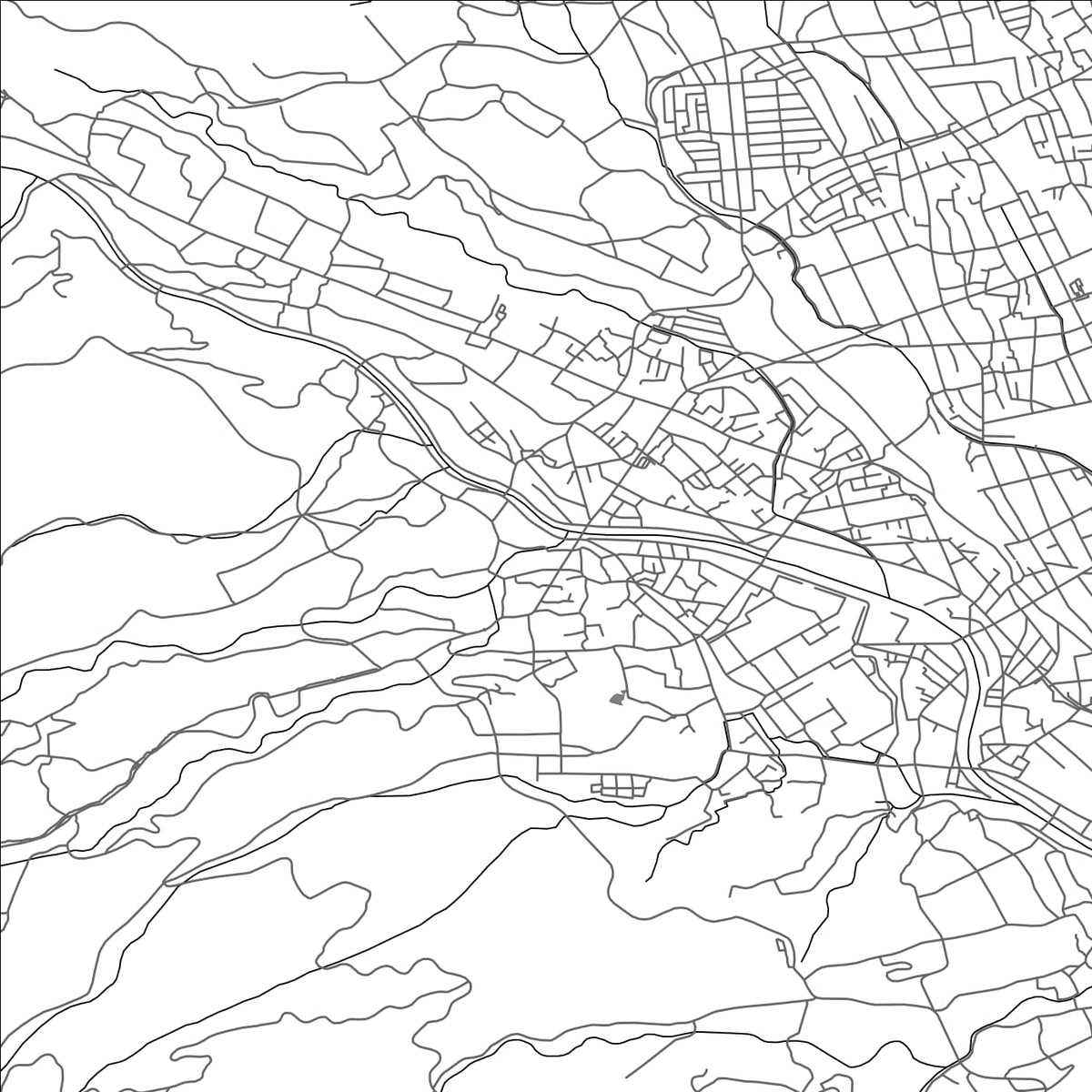 ROAD MAP OF NANBEI, JAPAN BY MAPBAKES