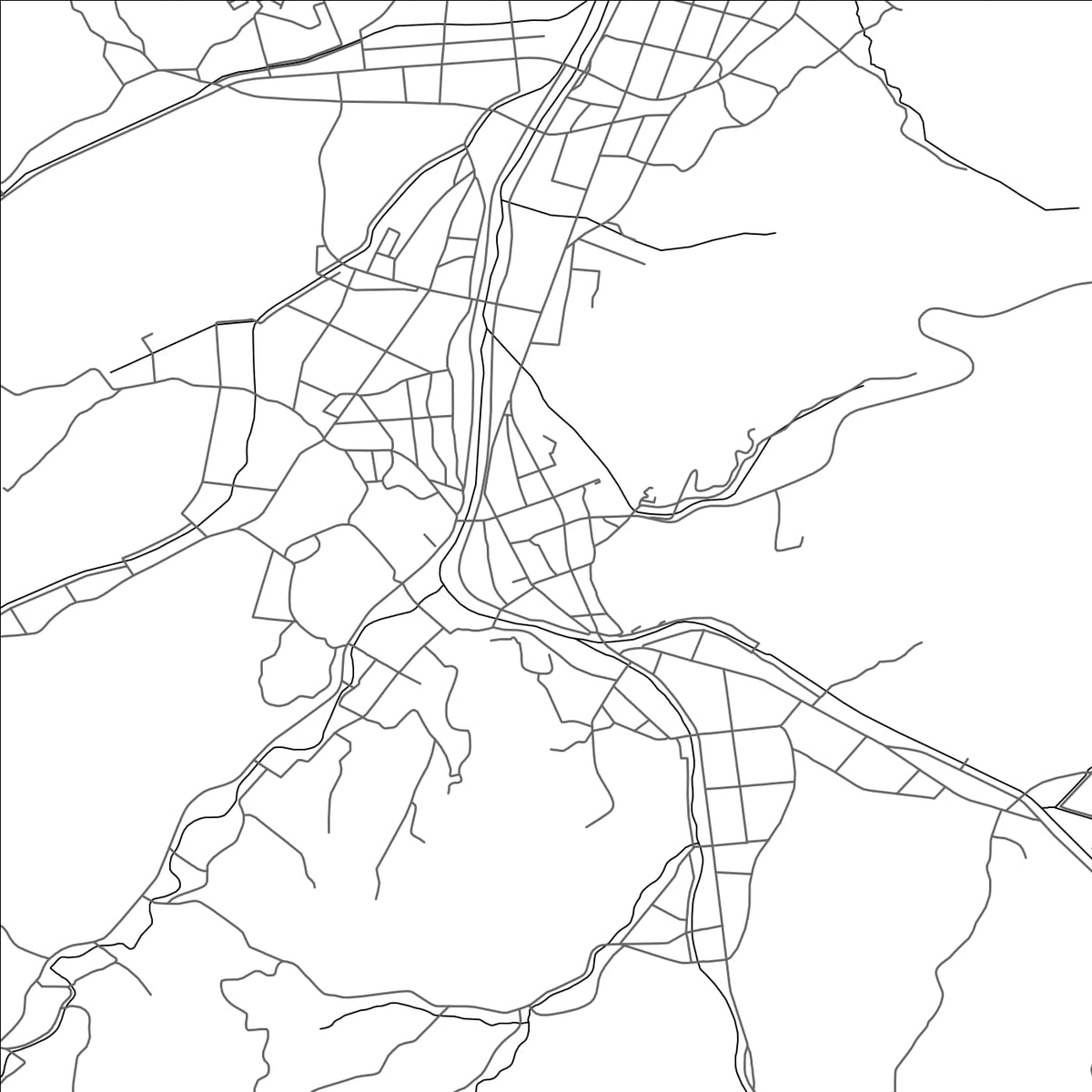 ROAD MAP OF NANBU, JAPAN BY MAPBAKES