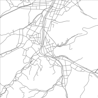 ROAD MAP OF NANBU, JAPAN BY MAPBAKES