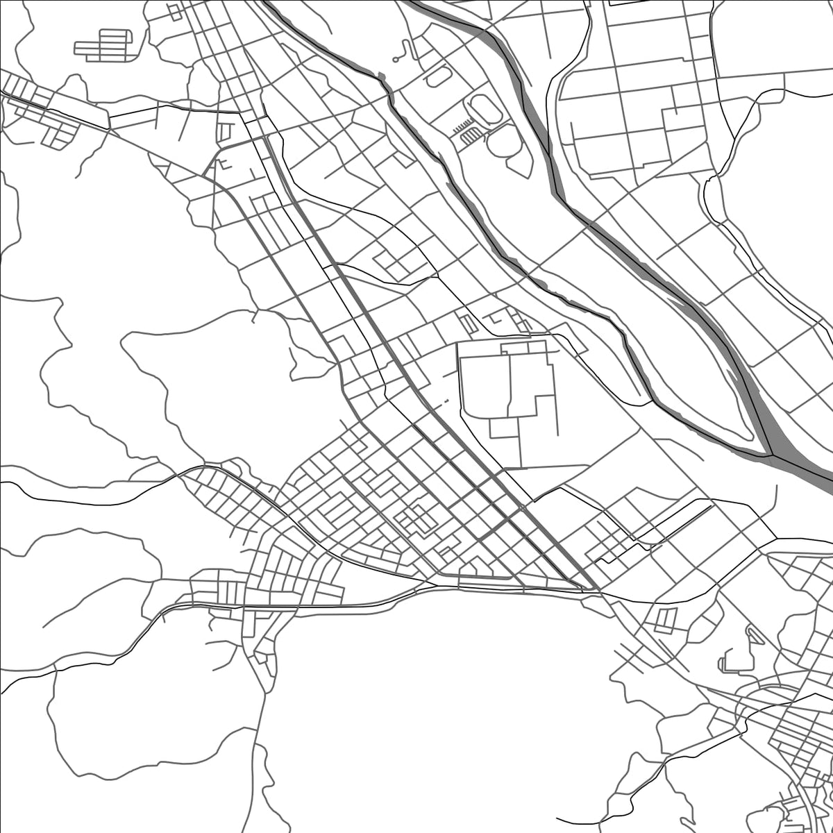 ROAD MAP OF NICHINAN, JAPAN BY MAPBAKES