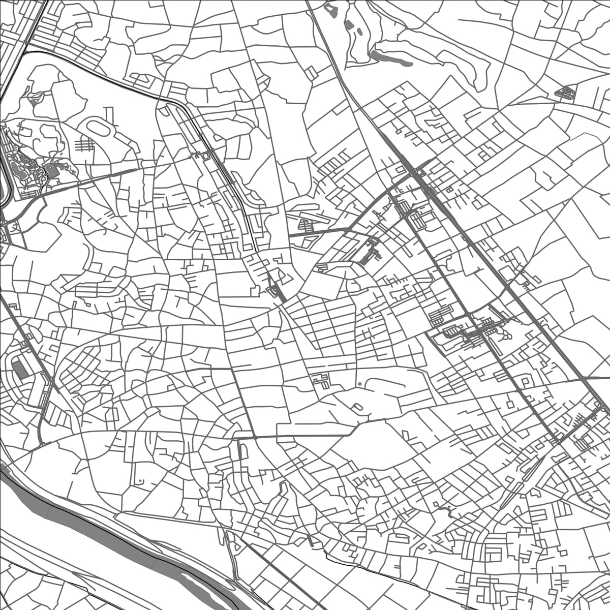 ROAD MAP OF NODA, JAPAN BY MAPBAKES