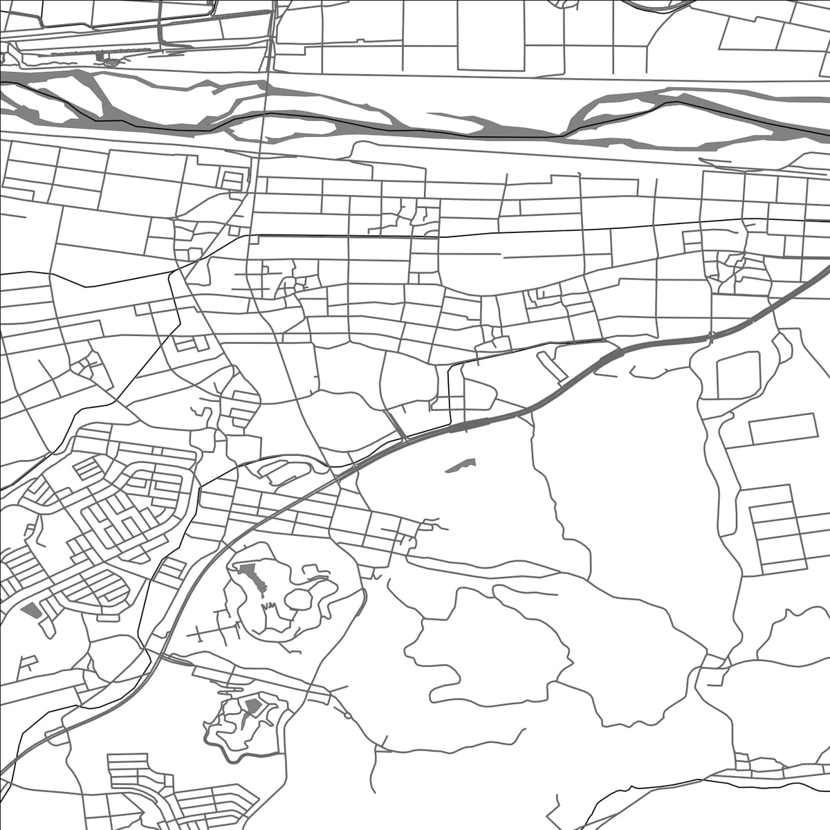 ROAD MAP OF NOMIMACHI, JAPAN BY MAPBAKES