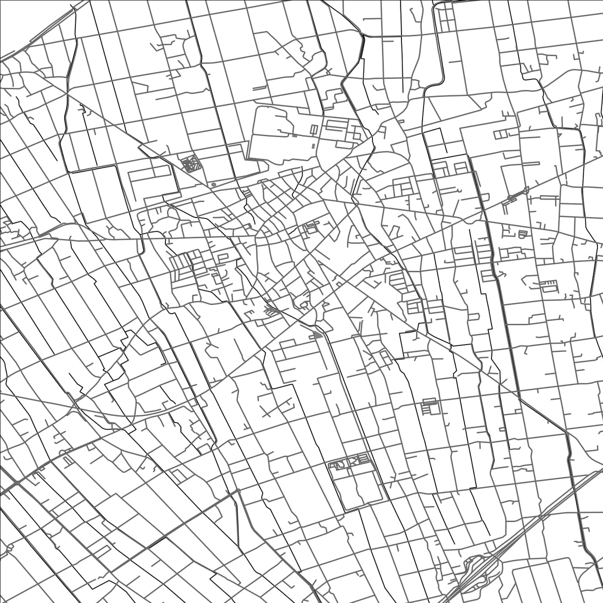 ROAD MAP OF NYUZEN, JAPAN BY MAPBAKES
